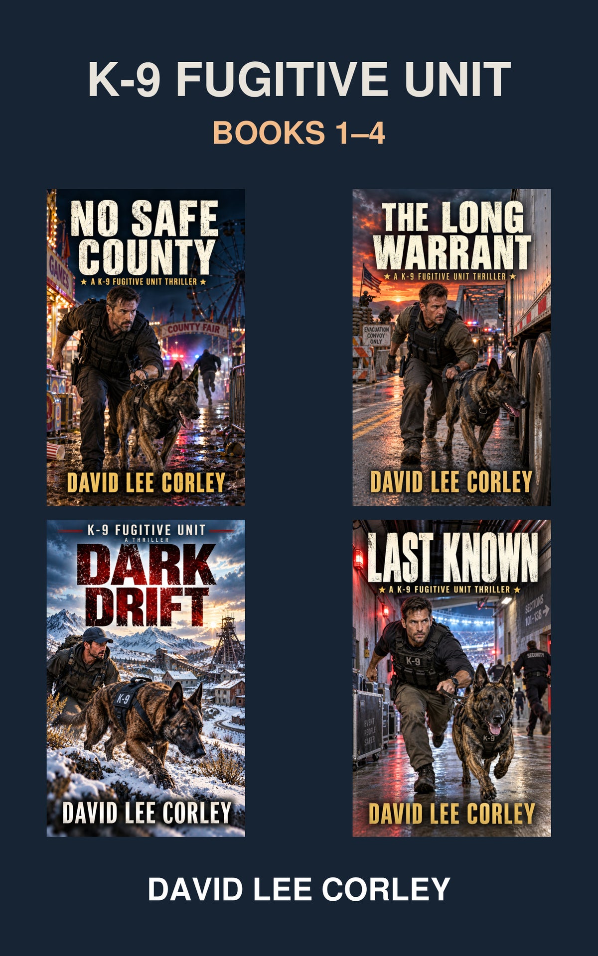 K-9 Fugitive Unit Books 1-4 Bundle cover