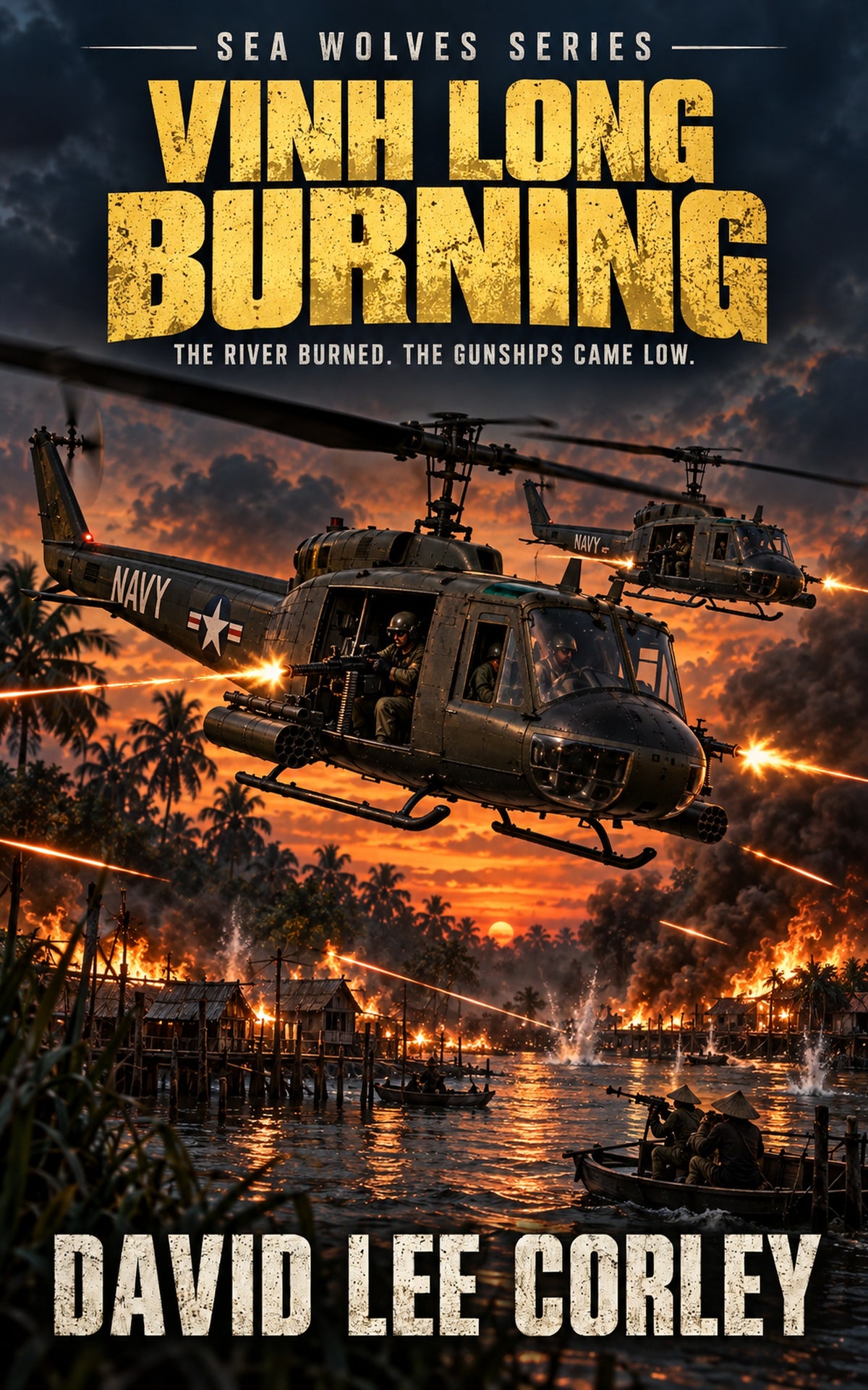 Vinh Long Burning (Sea Wolves Book 2) ebook cover