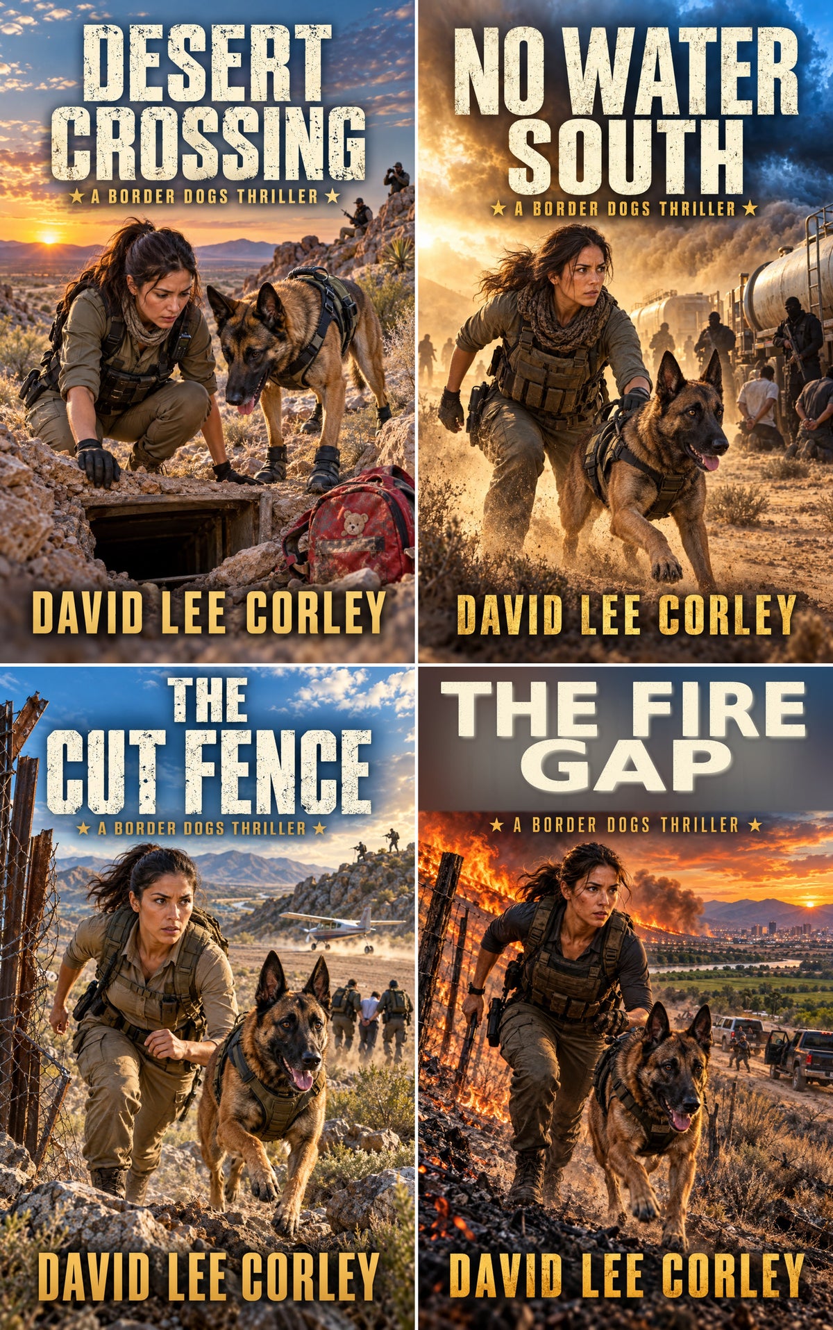 Border Dogs Books 1-4 Bundle (eBook)