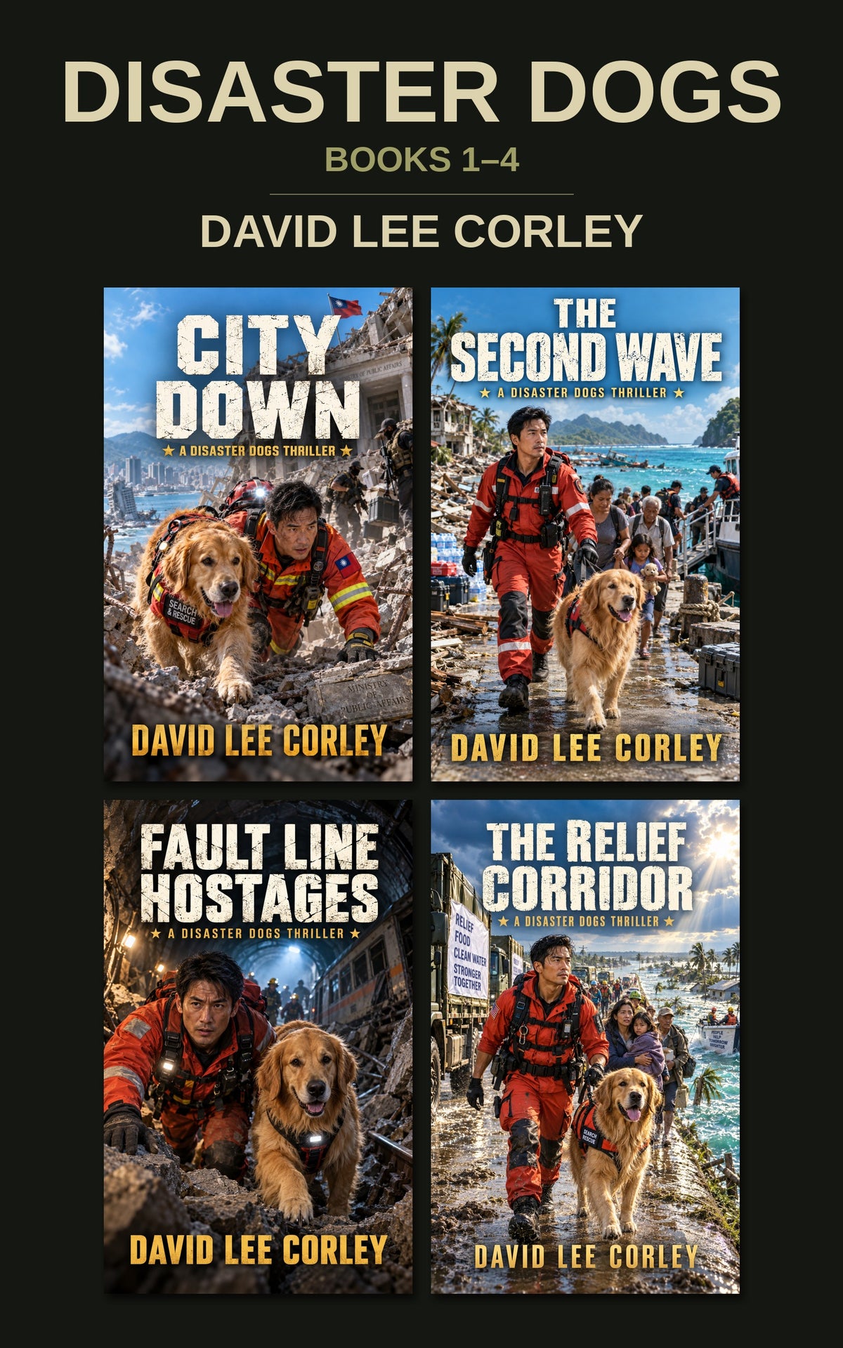 Disaster Dogs Books 1-4 Bundle cover