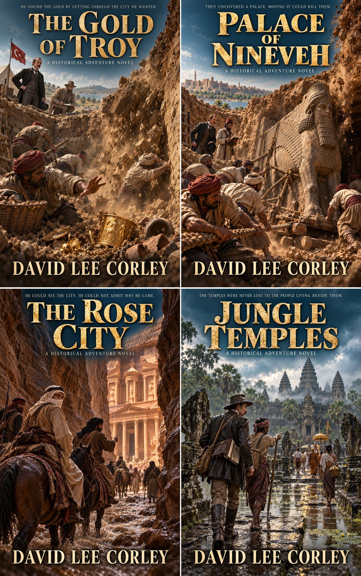 Lost Cities Books 1-4 bundle