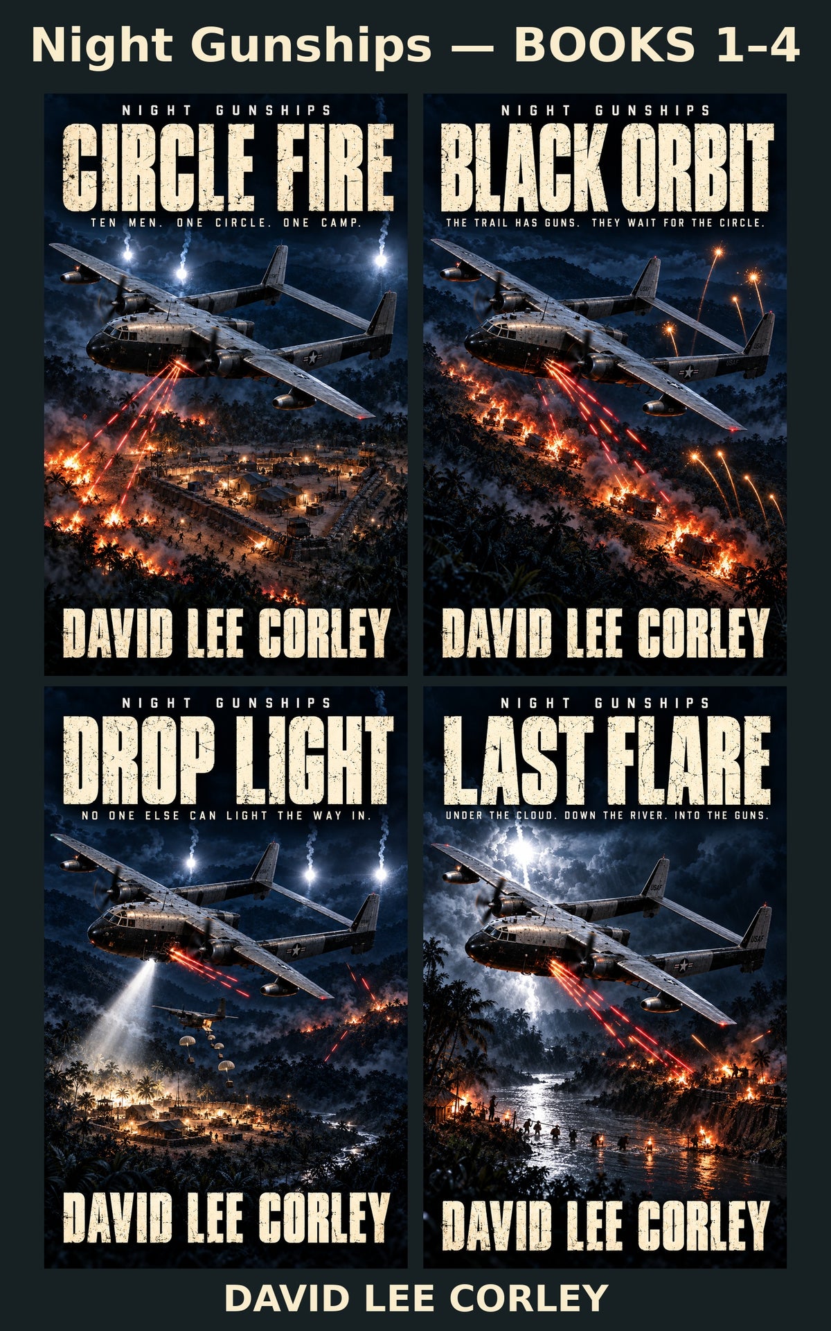 Night Gunships Books 1-4 Bundle (eBook)